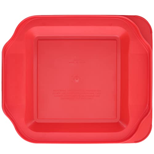 Couvercle Pyrex 222-PC rouge idéal pour conserver vos restes de repas - 6