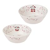 maebata Disney ミッキー＆ミニー フラワー サラダボウルセット ピンク 65083