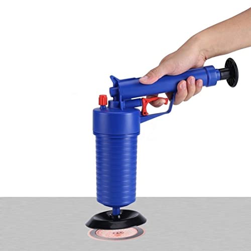 Toiletplunjer aftappen Uitblokkeer Reinigingsgereedschap met zware duty, hogedruk luchtafvoerblaster krachtige pompplunjer voor toilet, wastafel, badkuip, enz. - Afbeelding 4