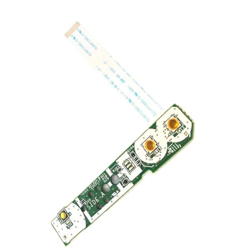 1 interruptor de encendido de placa base con flexible, botón de inicio, fuente de alimentación de placa base, piezas de encendido/apagado, for Nintendo, WII, U, mando a distancia