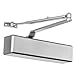 Dynasty Hardware Door Closer, Grade 1 Heavy Duty Commercial Hydraulic Closer, Self-Closing, Adjustable Spring Size 1-6, ADA Compliant, Surface Mount, Sprayed Aluminum, Series 8500