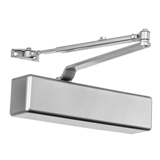 Dynasty Hardware 8500-ALUM Surface Mount Door Closer, Sprayed Aluminum