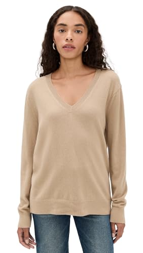 Vince Women's Weekend V Neck Cashmere Pullover