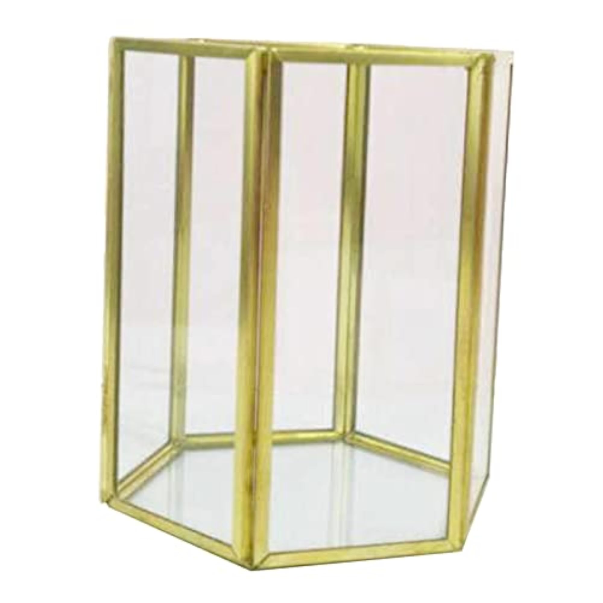 Glass Beauty Box Makeup Brush Holder Container