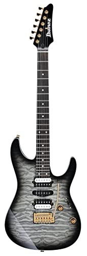 Ibanez AZ47P1QM-BIB Black Ice Burst – Guitare électrique (+ housse) - Les Beatles, Paul McCartney, John Lennon, RIngo Starr, George Harrison Ibanez AZ47P1QM-BIB Black Ice Burst - Guitare électrique (+ housse) – Image 3