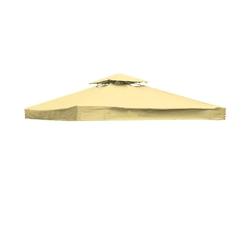 Gazebo di ricambio impermeabile a doppio livello, copertura resistente per giardino e cortile, protezione durevole per esterni, ideale per l'aggiornamento del tetto del padiglione