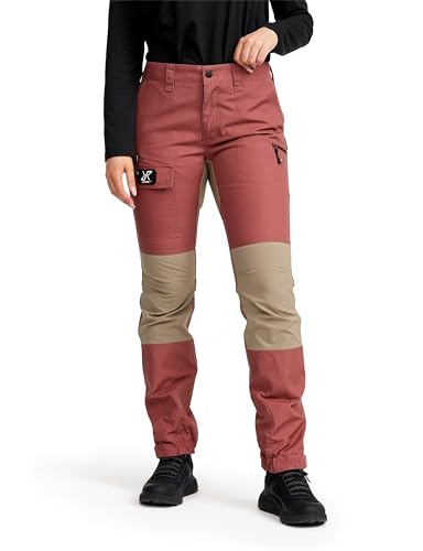 Pantalon de randonnée pour femme robuste et durable avec renforts genoux pour trekking et travail