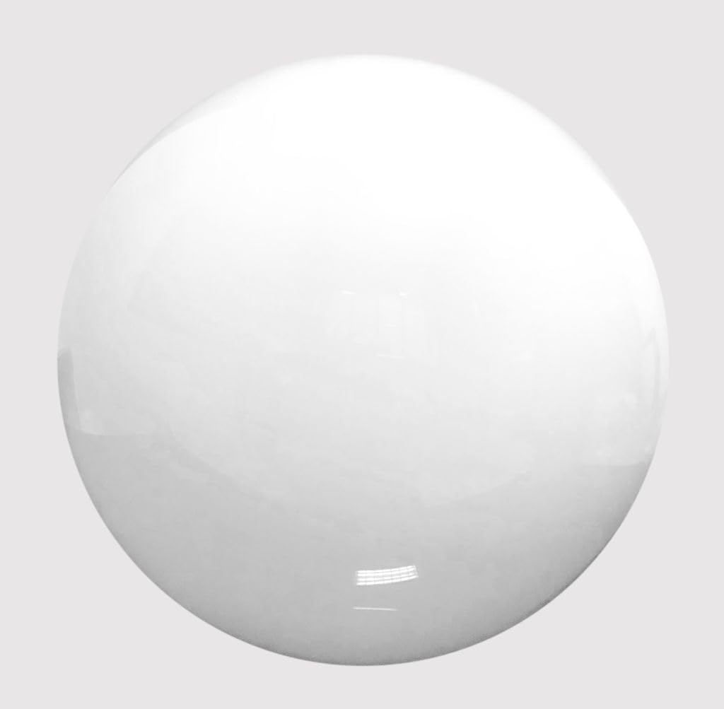 Dyfuzor kulisty - zamiennik balonu - oświetlenie publiczne - na zewnątrz - biały poliwęglan - wymiary: Ø 55 cm - usta: 18 cm