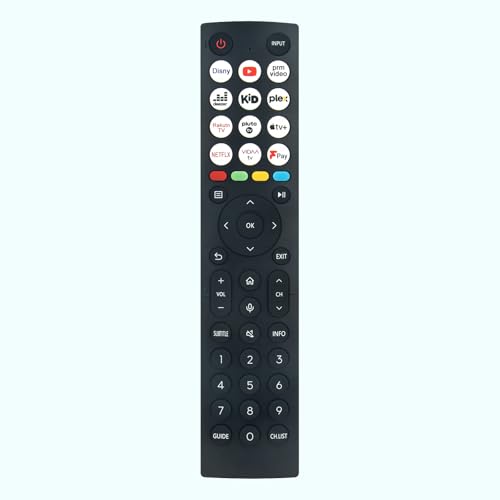 Télécommande vocale ERF2K36 compatible Hisense Smart TV avec contrôle micro intégré - 4