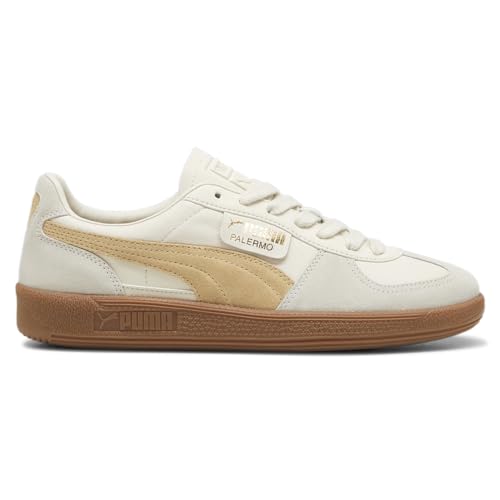 PUMA Mens Palermo LTH Sneakers Shoes Casual - Beige, White - Size 5.5 M