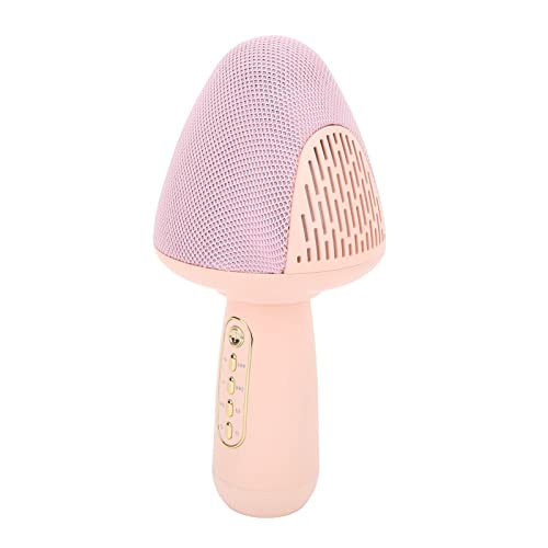 Microfono multifunzionale ricaricabile BT Sound Card Apparecchiatura di trasmissione audio elettrica con effetto luce colorata per karaoke in diretta compatibile con TV