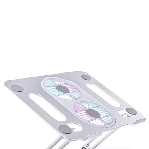 Support ordinateur alliage aluminium avec ventilateur intégré