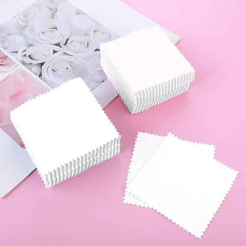 Jewelry Cleaning Cloth - 60 pcs Polishing Cloths for All Jewellery, Sterling Silver Cleaning Cloth, Gentle and Effective Jewelry Cleaner Wipe
