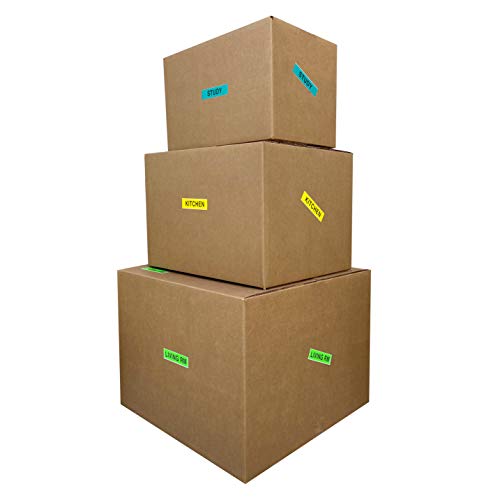 Moving Box Combo Pack - 2 Smalls, 6 Mediums, 2 Larges, Moving Labels