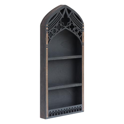 Étagère multi-niveaux en bois présentoir pour petits objets de collection