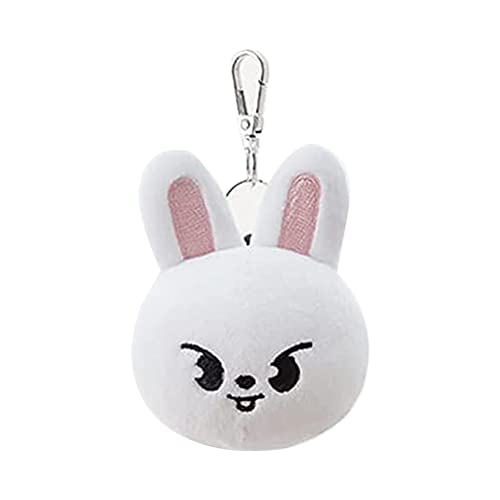 SASKATE Porte-clés en peluche Skzoo avec motif d'animal - Décoration pour filles et garçons - Cadeau pour enfants, Porte-clés., Yellow chicken, Tendance Cover