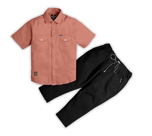 Image of BRUCEWANE Kids Shirt And Trouser Combo Set