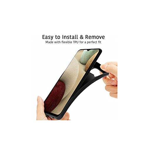 Image of Mobile Back Cover Case for Realme 8 (Silicone Case|CameraProtection|Black SC1510)