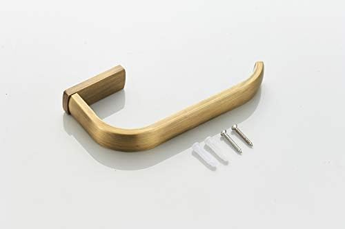Antique Brass Wall Mounted Towel Rack with Brushed Finish for Bathroom Solid Gold Towel Ring Holder Bathroom Accessoriesen