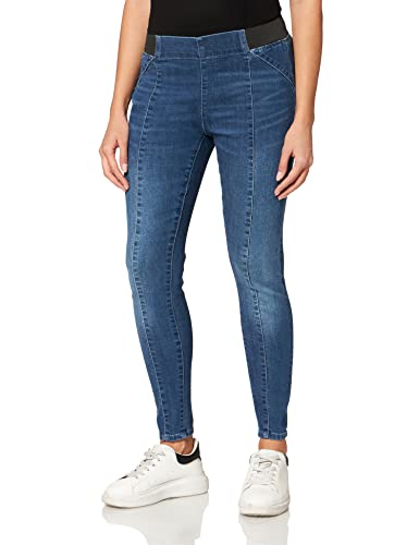 Only Onlwauw Mid Waist SK L Ank Elas Leg DNM