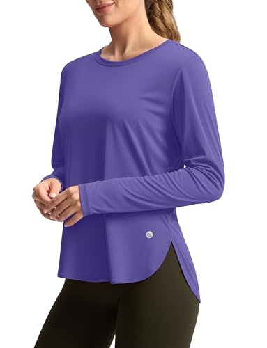 Image of Women's Sun Shirts UPF 50+ Long Sleeve UV Protection Shirt Lightweight Quick Dry Workout Hiking Tops for Women