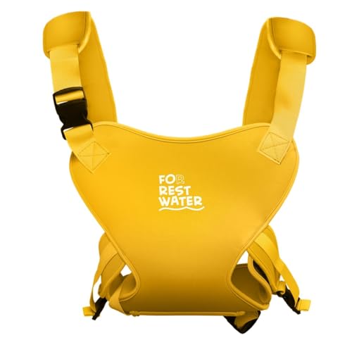 Image of FOR REST WATER Baby Carrier - Premium Neoprene Ergonomic for Warm & Safe Water & Land Fun (4-24 Months) - Adjustable Infant & Toddler Harness – Summer & Winter Baby Carrier (Yellow)