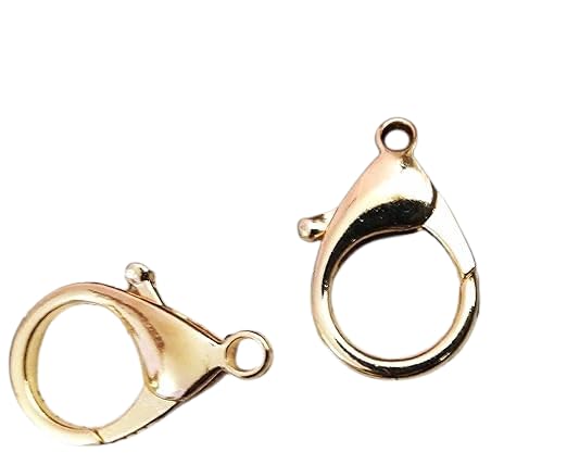 BARBUDDY Purse Bags Making Clasp, Lobster, Snaps, Clips, Hooks, Spring Ring, Locks and Other Accessories (Circle Trigger Lobster Claws-Gold) (2)-image-21