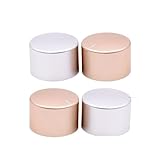 HWWW Lautstärkeregler mit Aluminiumgehäuse, Durchmesser 38 mm, Höhe 26 mm, Verstärker-Potentiometerknopf(Black)