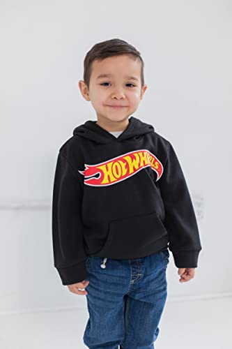 Image of Hot Wheels Boys' Fleece Hooded Sweatshirt Toddler to Big Kid