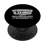 Lustiger Psychotherapeut Unterstützung Arbeiter PopSockets mit austauschbarem PopGrip
