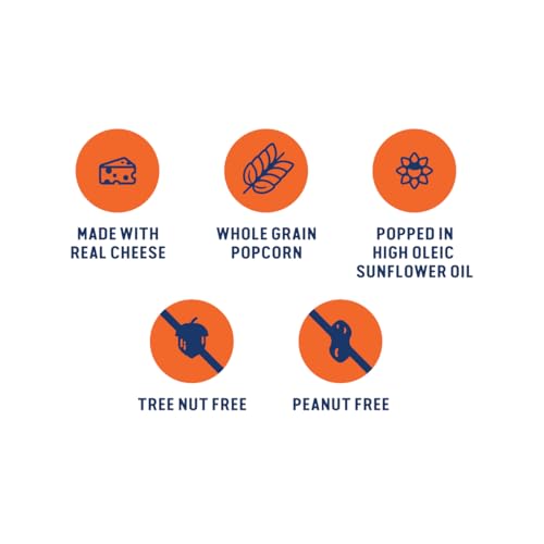 Image of SkinnyPop Popcorn, Cheddar Jalapeno, Made with Real Cheese, Whole Grain Snack, 4.4oz Bag