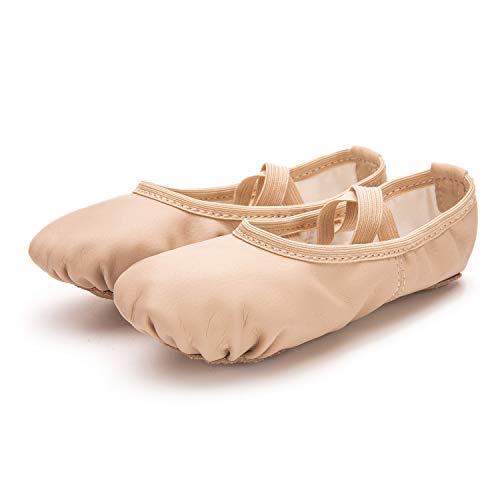 image for RoseMoli Ballet Shoes for Girls/Toddlers/Kids/Women, Leather Yoga Shoe