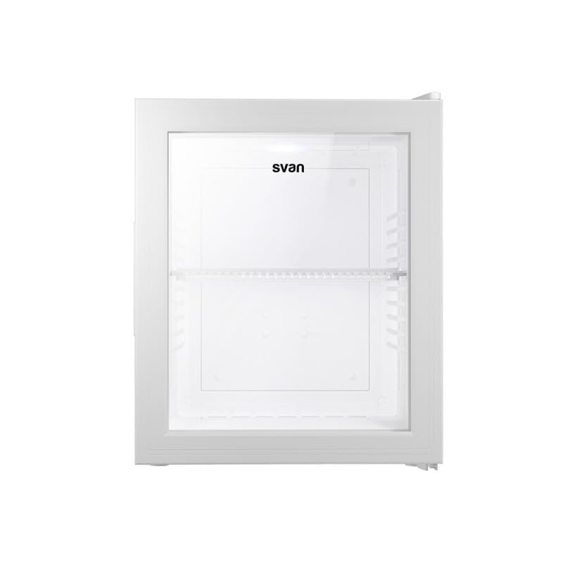 Svan Frigorífico Mini Refrigerador Horeca Blanco SRH5400PB. Capacidad 23 Litros, Puerta Reversible, Bajo Nivel Sonoro, Eficiencia Energética Clase E