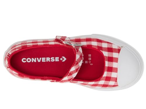 Converse Unisex-Child Chuck Taylor All Star Dainty Mary Jane Checkered Easy on (Little Kid) Sneaker2