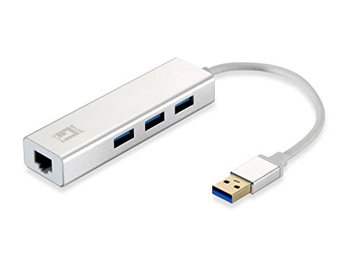 Level One 3-Port USB 3.0 Gigabit Ethernet Hub (USB-0503)