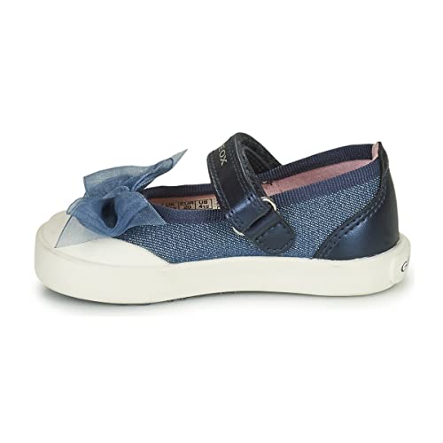 Geox Baby-Mädchen B Kilwi Girl E Ballerinas, Blau (Navy C4064), 24 EU