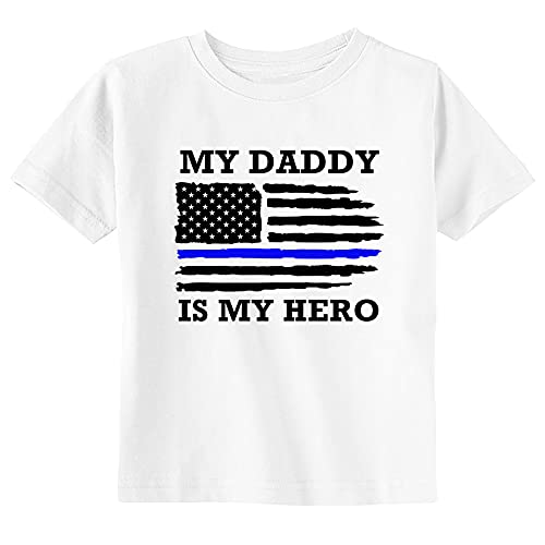 Daddy is My Hero Police Toddler Youth Father's Day T-Shirt