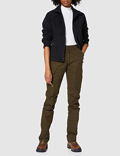 Fjallraven Damen Karla Pro Trousers Curved W Sport Trousers, Dark Olive, 46 EU