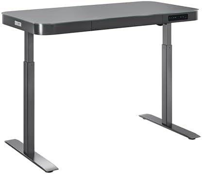 Seville Classics airLIFT Electric Height Adjustable Desk with Tem...