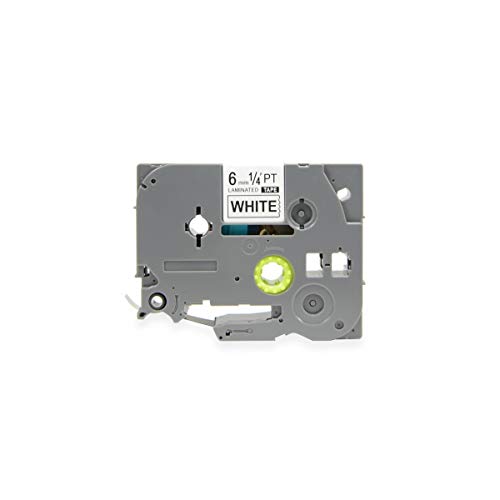 FITA ROTULADOR BROTHER COMPATÍVEL Tz Tz2 TzE Tze-211 BRANCA 6MM