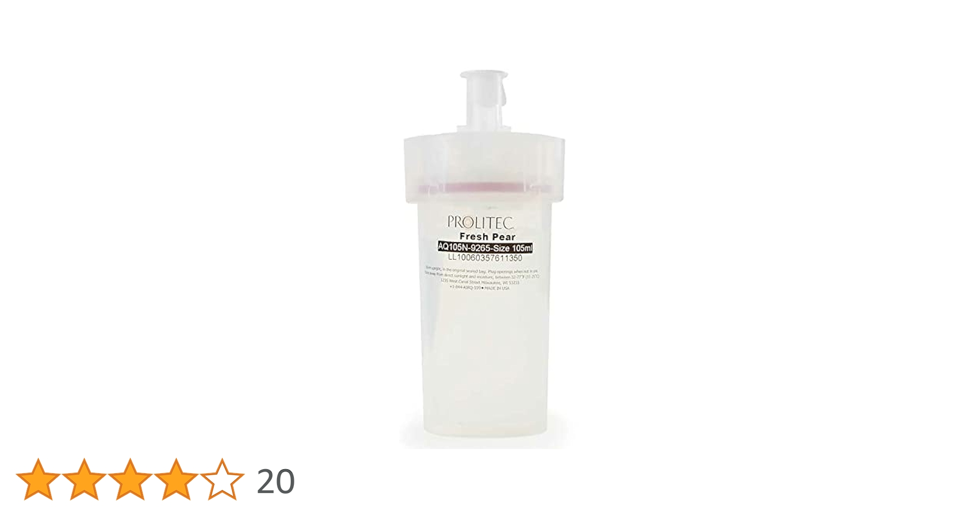 PROLITEC フレグランスカートリッジ Comfort 105ml entre square｜PROLITEC/フレグランス AirQ160専用カートリッジ