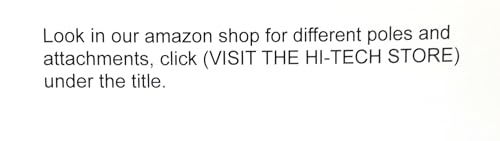 16ft-20ft-24ft Water Fed Window Cleaning Pole Conservatory Solar panel Extension Extendable Extended Telescopic Brush Squeegee Equipment Hose Fed Kit. - 7