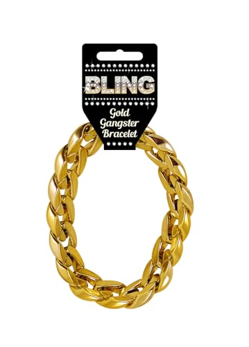 Preisvergleich Produktbild Kolbig Gold Pimp Gangster Armband Herren Verkleidung Schmuck