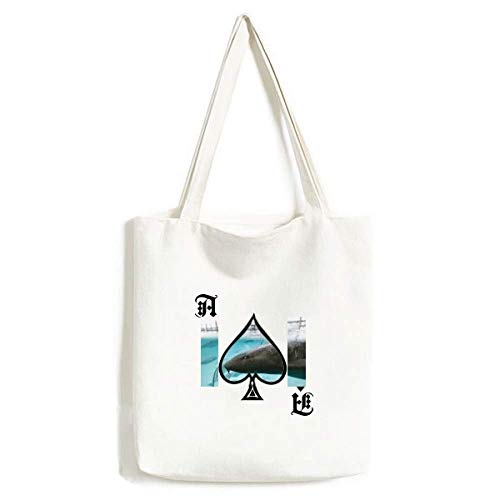Sac à main requin avec motif poker un style animal océan unique