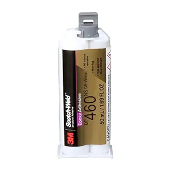 3M DP460 Scotch-Weld Epoxy Adhesive Off-White, 1.25 fl oz., Pack of 1