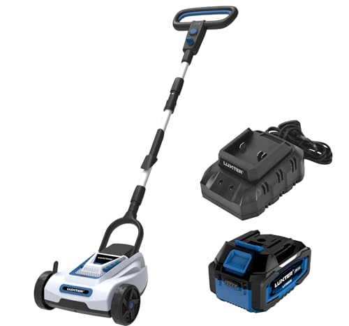 LUXTER 9 Inch Cordless Lawn...
