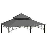Ontheway Winds Replacement Canopy for Target Madaga Gazebo (Grey)
