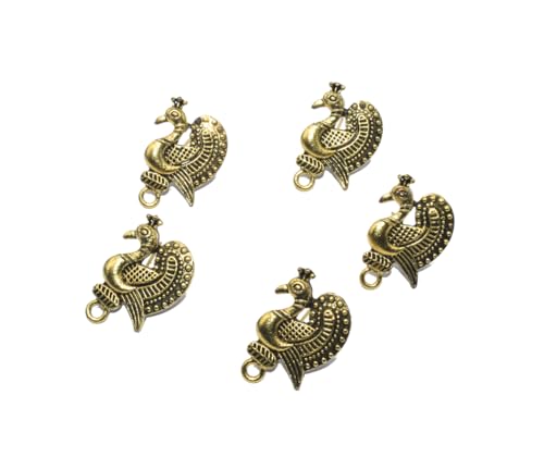 Random Design Metal Antique Golden Studs Earrings Making Combo Pack of 12 Pair Gold Stud STU-002