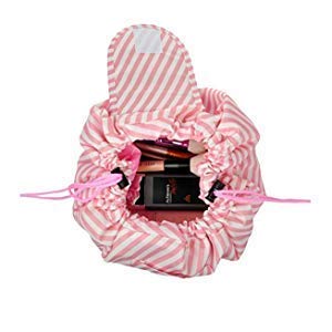 Cluemart? Waterproof Cosmetic Bags Makeup Bag Travel Barrel Cases Kit Organizer Bathroom Storage Carry Case Toiletry Bags Multifunctional Bucket Toiletry Bag Polyester 1