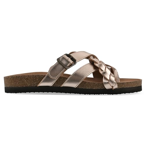 Image of White Mountain Women's Harrington Braided Footbed Sandal